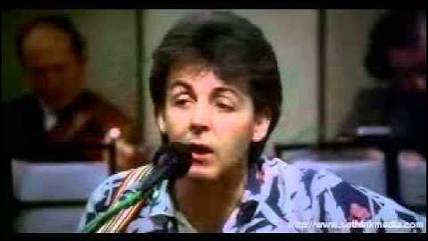 Paul McCartney "For No One"  Great Version!