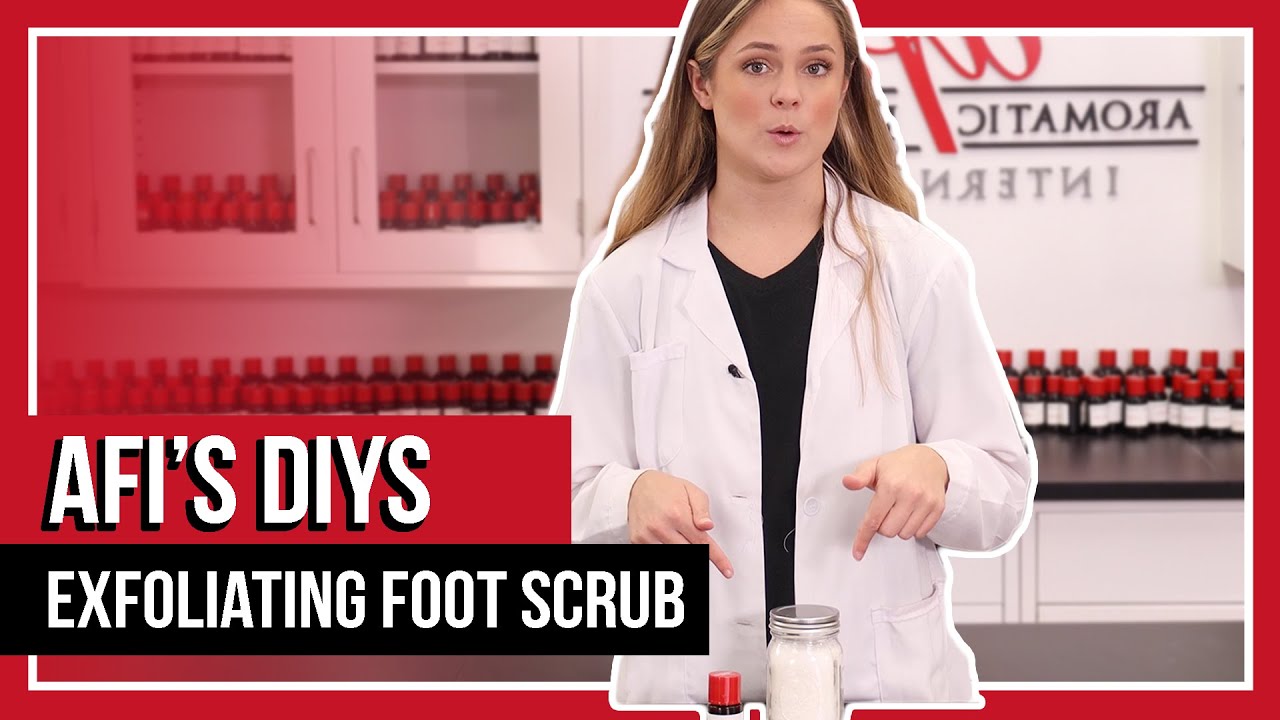 How To Make Your Own Exfoliating Foot Scrub YouTube