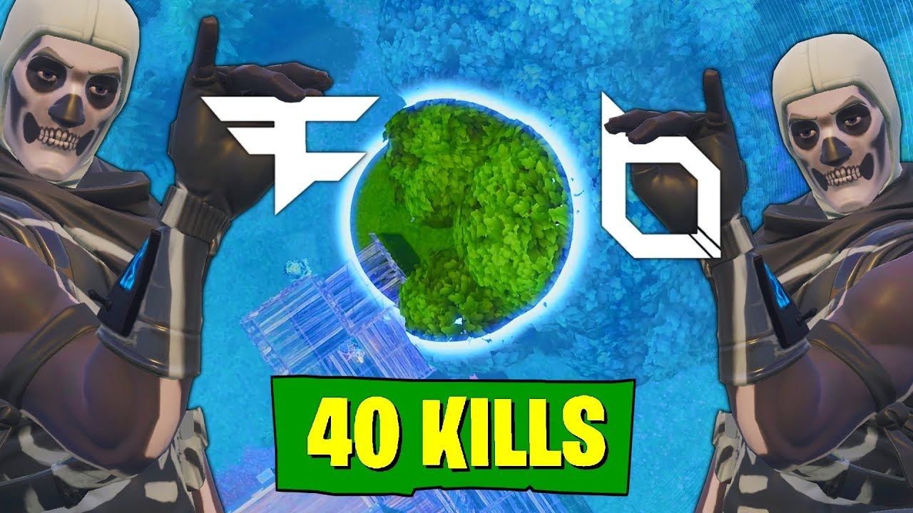 40 Kill Game With Faze Youtube - randumb playing roblox fortnite