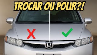 Polimento de Para-brisa Honda Civic G8 – Vale mais que trocar por paralelo!