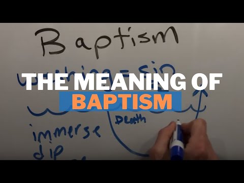 Video: Hvad er den bibelske definition af dåb?
