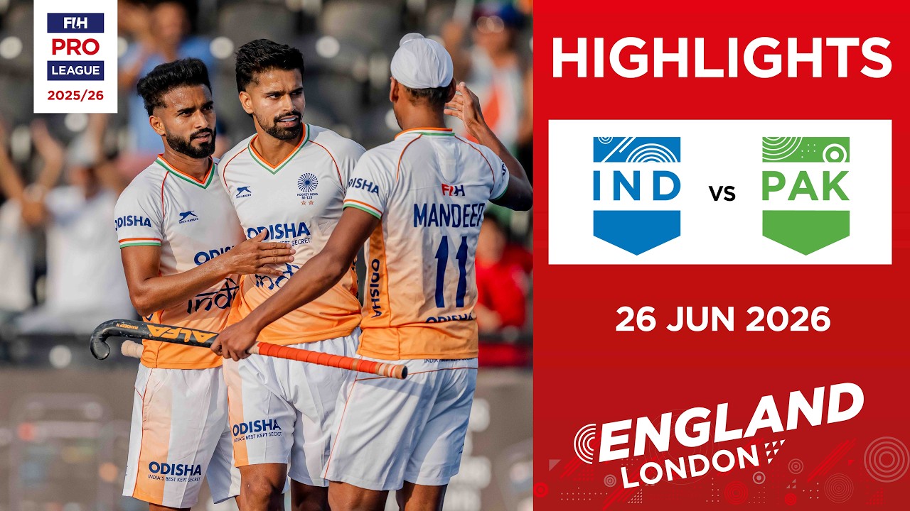 India vs Pakistan (M) | Full Highlights | FIH Hockey Professional League 2025-26 | 26 June 2026 India vs Pakistan (M) | Full Highlights | FIH Hockey Professional League 2025-26 | 26 June 2026