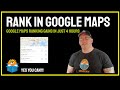 Google Maps Ranking gains in just 4 hours - Yes!