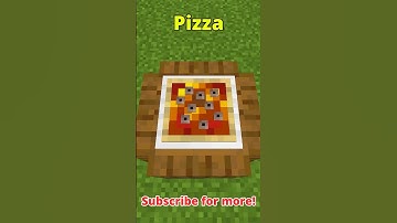 NEW FOOD IN MINECRAFT?! 🍕 | Minecraft Build Hacks ⛏ 😄 #shorts