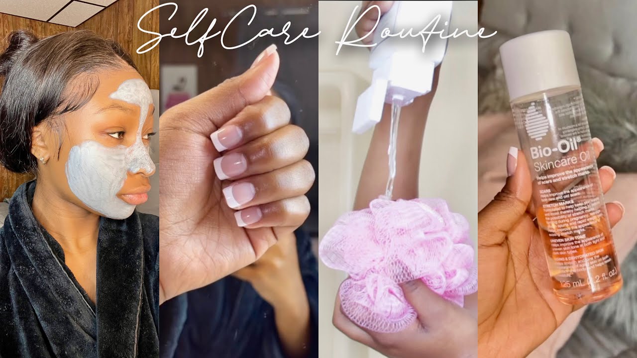 My Selfcare/Pretty Routine | Exfoliating,Shaving, Bodycare, Facial, + Nails | Anaiya Forever