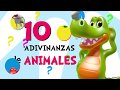 Adivinar Jugando con las 10 Adivinanzas y acertijos de Animales _ Video para niños