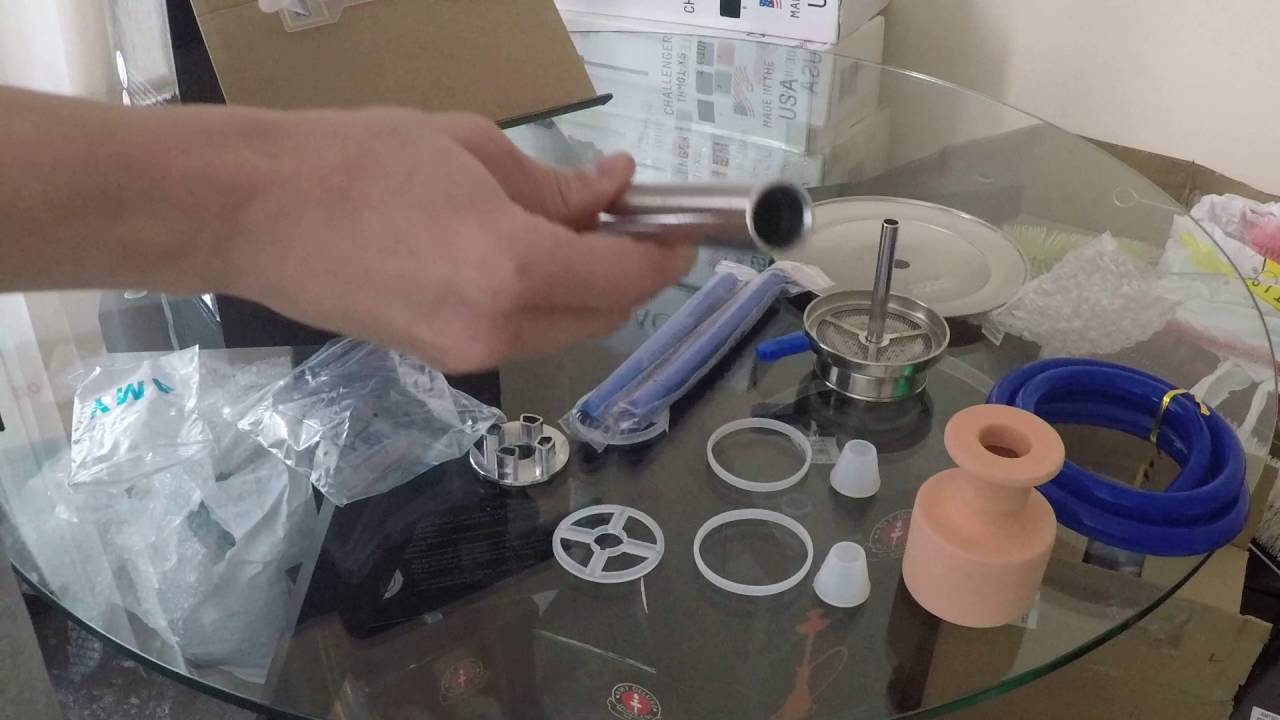 Обзор комплектации кальяна Amy Deluxe SS02