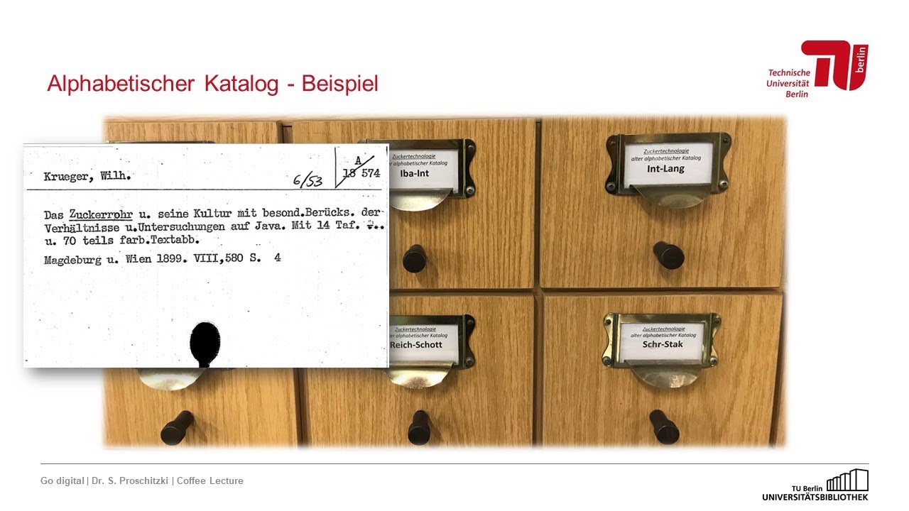 Go digital - Vom Zettel zur Online-Datenbank