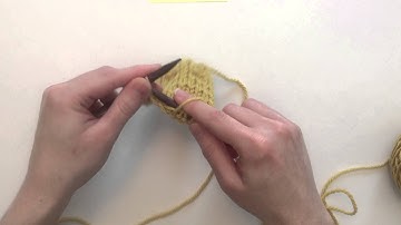 How to work short rows in stockinette