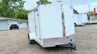 Continental Cargo 6X12 Enclosed Cargo Trailer With Ramp Door - Aaa Trailer - Howell Mi