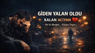 Gi̇den Yalan Oldu 💔 (Şu Gözümde Uyku Kalmadı Benim)Gel De Yüreğim Kolaysa Dayan…| Arabesk Damar Şarkı