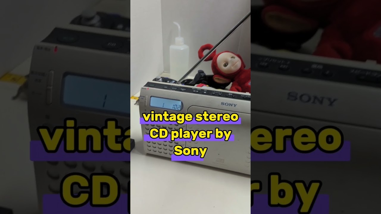 vintage Sony radio CD player from Japan. works great!! 