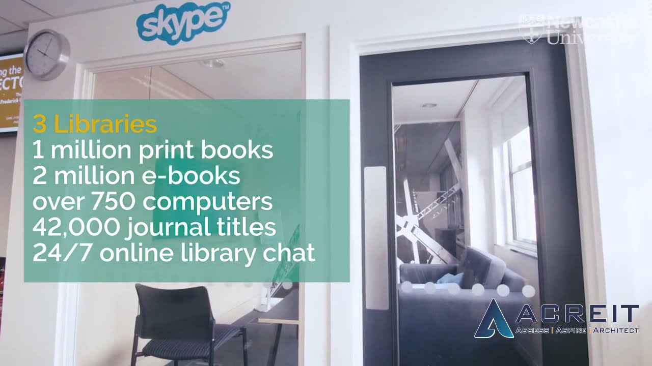 Newcastle university  Campus tour for International Students 1