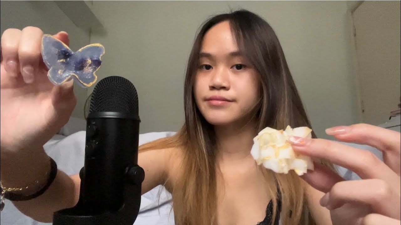 Asmr Trying Edible Crystals! With lots of Tapping, Scratching 💖 