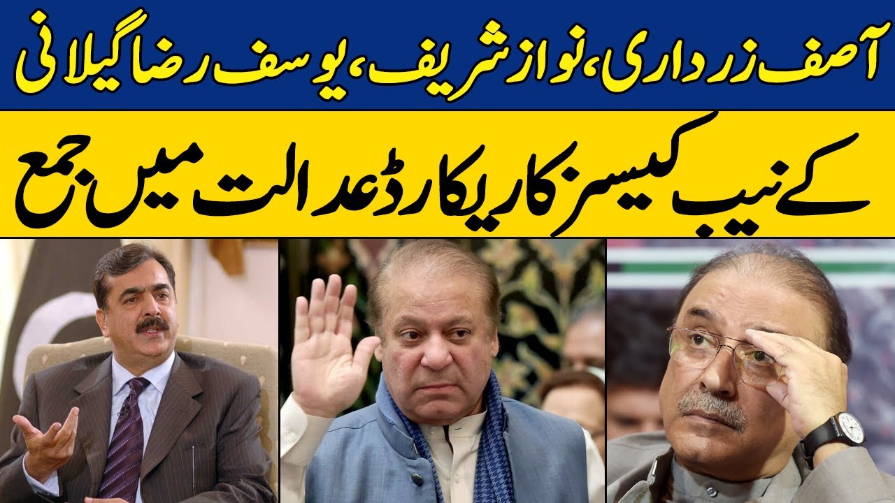 Asif Zardari, Nawaz Sharif, Yusuf Raza NAB Cases Records Submitted In Accountability Court| DawnNews