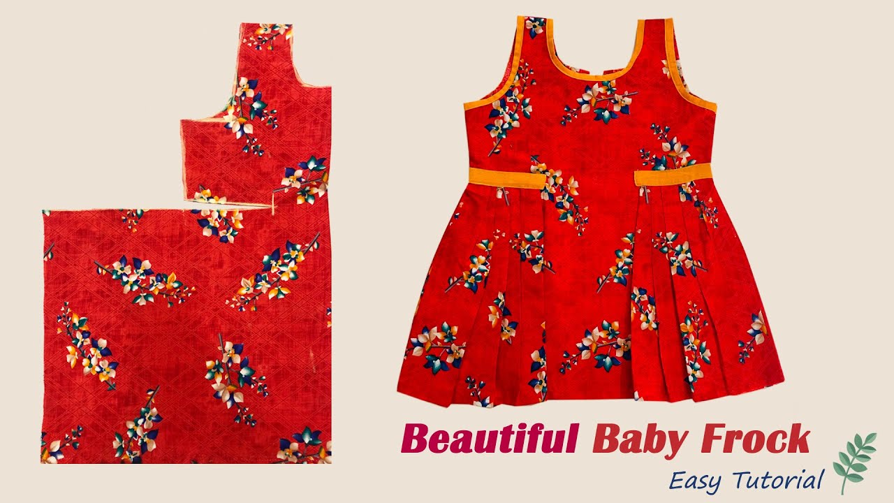 3 Years BABY FROCK DRAFTING Cutting and Stitching in Hindi/Urdu - YouTube