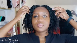 Braid out with Mielle Organics Pomegranate and Honey Coil Sculpting Custard