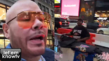 Fat Joe Gets Out Of His Car & Walks To The Knicks Game Due To Crazy New York Traffic