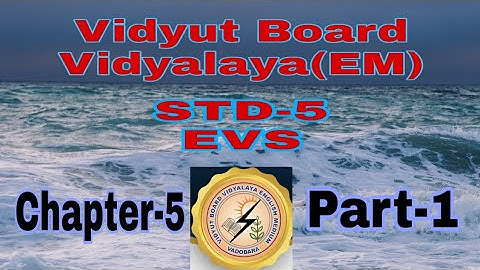 925. Std-5, EVS, Chapter-5, Part-1,Vidyut Board Vidyalaya | BHAGYESH THAKKAR