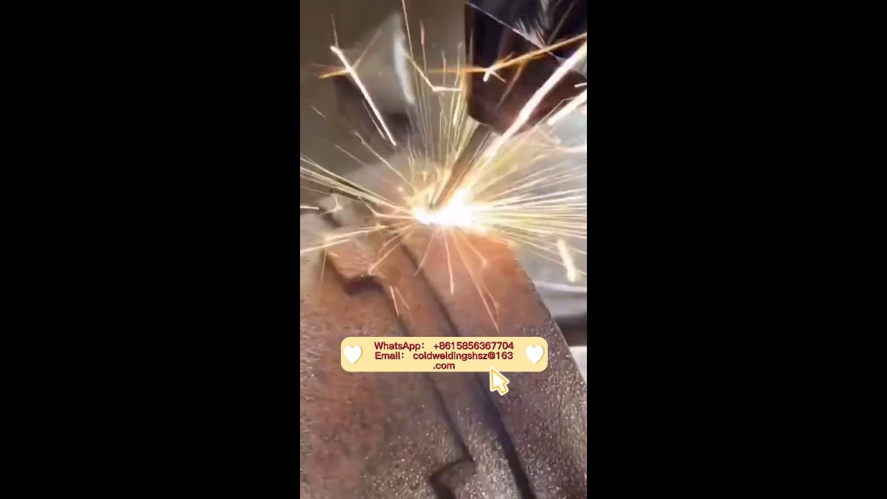 Sand hole of iron castings repaired by electric spark surfacing