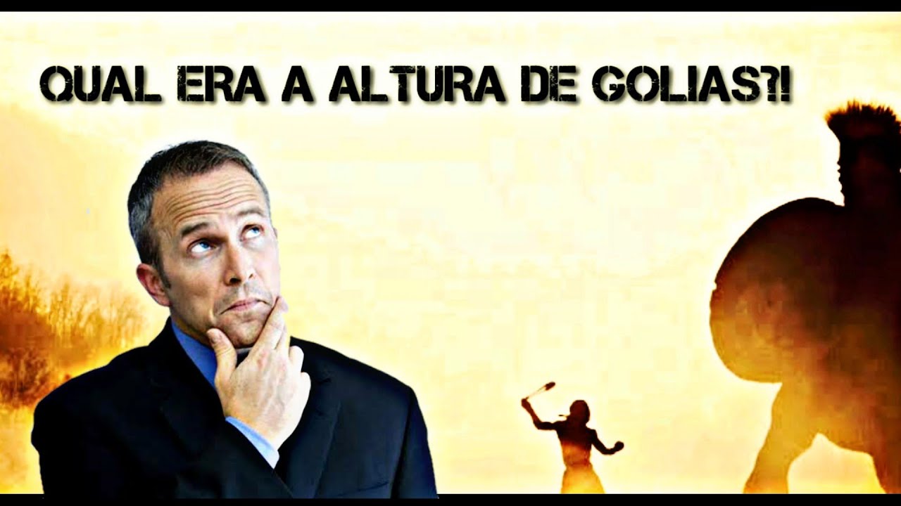 QUAL ERA A ALTURA DE GOLIAS🤔?! YouTube QUAL ERA A ALTURA DE GOLIAS🤔?! YouTube