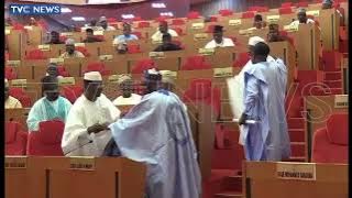 WATCH: Drama As Senators Fight Over Seat In Newly Renovated  National Assembly