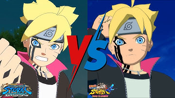 Boruto (Karma Mode) Comparison - Naruto Storm Connections Vs Naruto Ultimate Ninja Storm 4 MOD