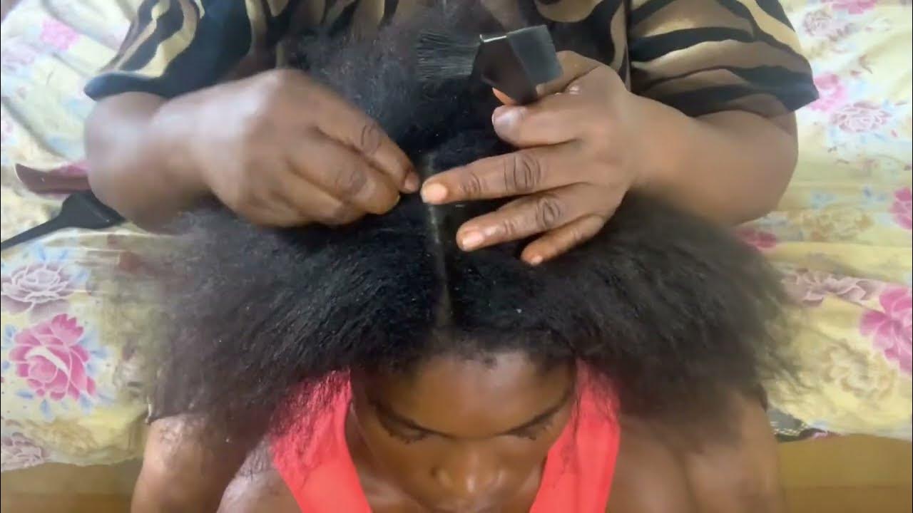 ASMR Scalp Checking, Scratching Natural Sound No Talking YouTube