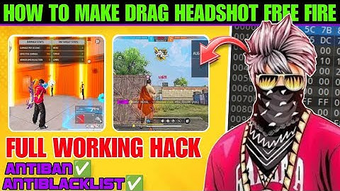 HOW TO MAKE DRAG HEADSHOT ANTIBAN FREE FIRE MAX
