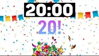 20 Minute Celebrate Timer (20 Subscribers Special!)