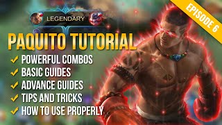 PAQUITO Best Tutorial & Guide 2021 (English): Skills, Combo, Tips & Tricks | Mobile Legends | ML