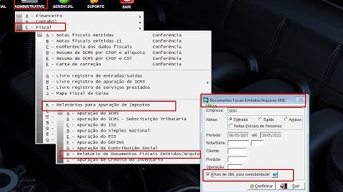 Como Enviar os Arquivos  XML Para  Contador