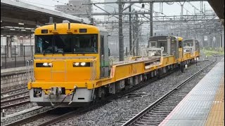 #東鷲宮工臨キヤE195系ST23編成＋ST22編成レールあり　2023.9.8