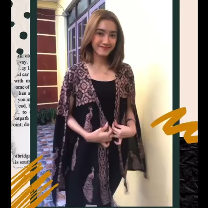 Cape batik peacock sogan mocca