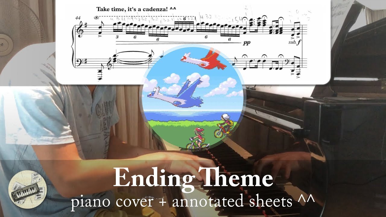 "Hoenn Ending Theme" (from "Pokémon RSE") || Virtuoso Piano Cover + Sheets :,)