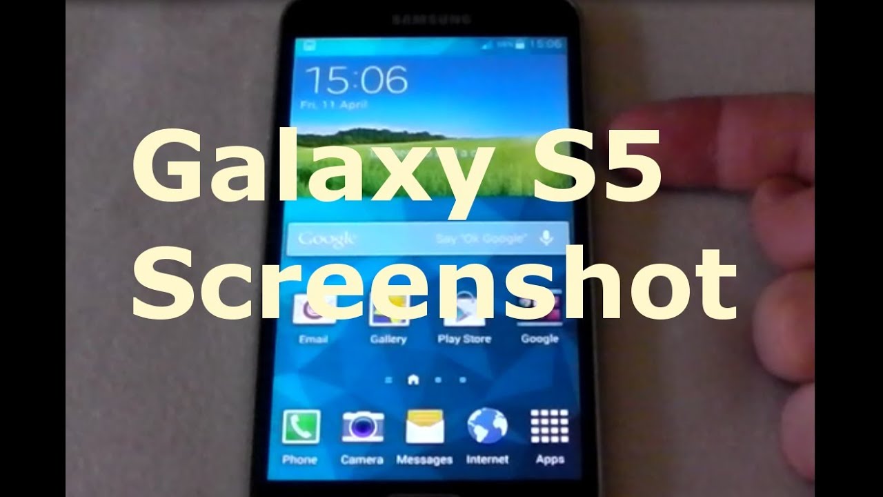 Wie Macht Man Bei Samsung Galaxy S5 Screenshot Samsung Galaxy S5 Screen capture "Screenshot Trick" - YouTube