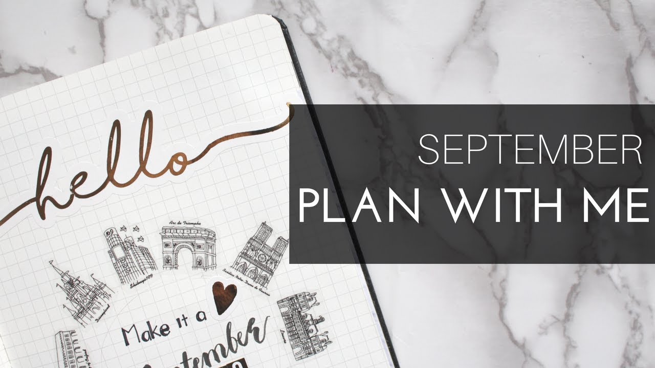 PLAN WITH ME SEPTEMBER 2017 (Back to School Series) 九月子弹笔记 playinwitme roblox id