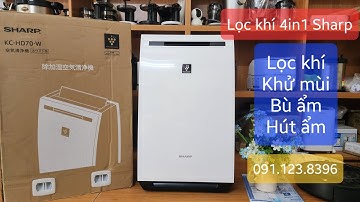 Lọc không khí 4in1 KC-HD70 Sharp nội địa Nhật dùng quanh năm