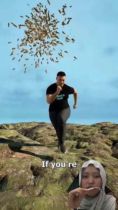 This man was chased and bitten by bees #animation #animationfilm #bees #amirkhanvoice