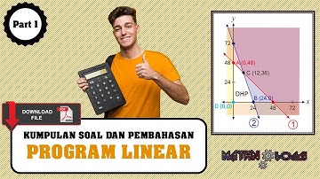PROGRAM LINEAR SOAL DAN PEMBAHASAN PART 1