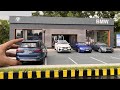 We made a miniature bmw showroom  118 scale diorama