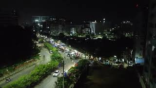 My 1st Drone Short View in Agargaon at Night | DJI Mavic Mini