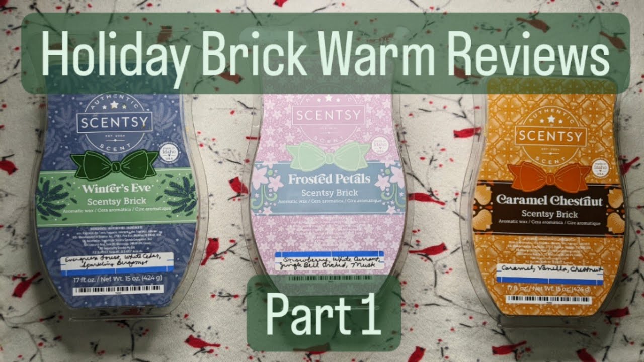 Scentsy Brick Wax Melt 17 Fl Oz Winters Eve Aromatic Wax Aromatherapy