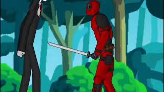 Slenderman vs deadpool [DC2] [OLD ANIMATION ]