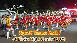 Performe Drumband SMA 5 Taruna Kediri.