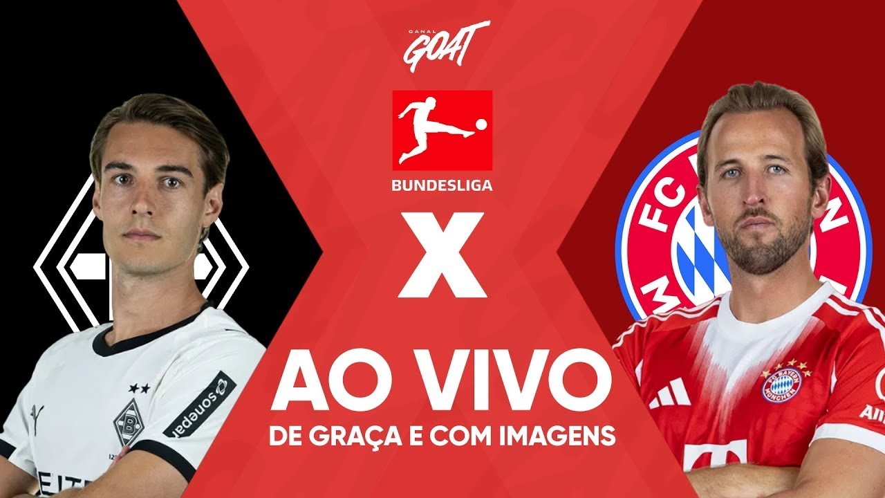 BORUSSIA MONCHENGLADBACH X BAYERN DE MUNIQUE | BUNDESLIGA | AO VIVO E COM IMAGENS