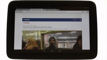 How to use multiple browser windows using your Samsung Google Nexus 10 | Android tablet tutorials