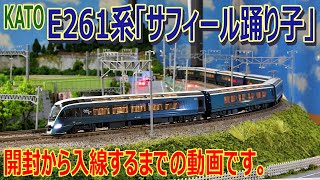 【 鉄道模型 / Nゲージ  】KATO E261系「サフィール踊り子」8両セット 開封 から 入線 するまでの動画です。【 開封 / 入線 】Saphir ODORIKO