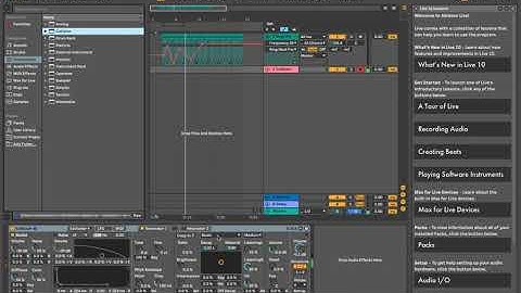 Synthsong and Physical Modeling In Ableton