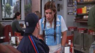 Doug messes with the wrong chick. from episode "van, go" , season 7,
18. starring rebecca corry as waitress.